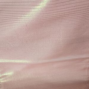 100% Silk IIuminasent Geougeous 14 Ft Long Pink&Yellow&Silver OBI